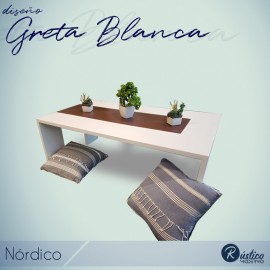 Mesa de Centro Greta Blanca