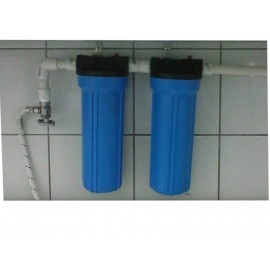 Sistema doble filtro para agua