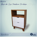 Mesa de Luz Nordica Vintage